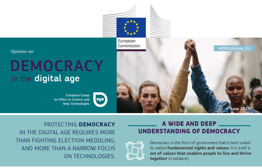 Opinion on democracy in the digital age