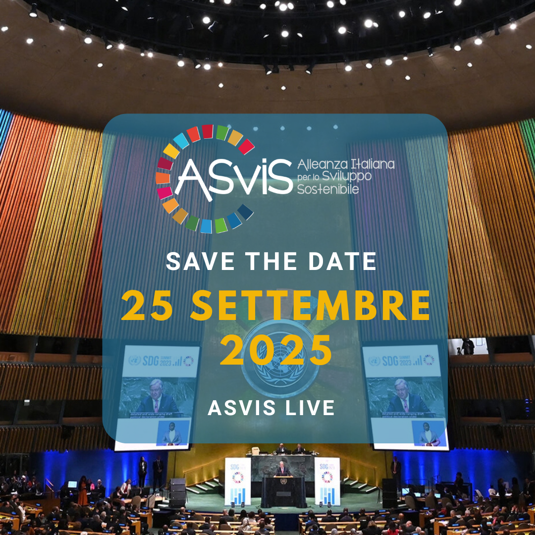 25 settembre: unisciti a ASviS Live e scopri come dare forza all’Agenda 2030