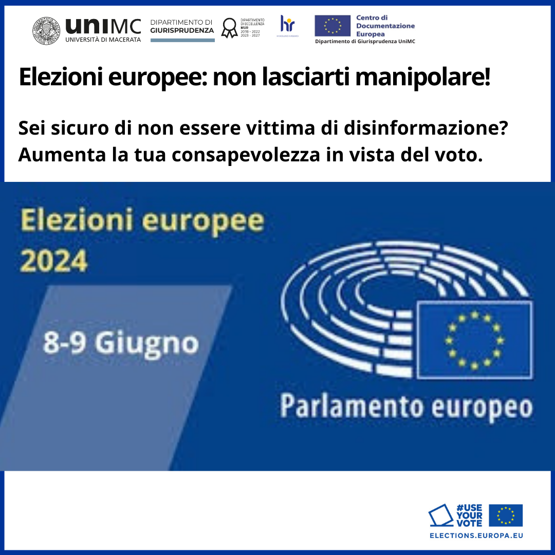 Elezioni europee: non lasciarti manipolare!