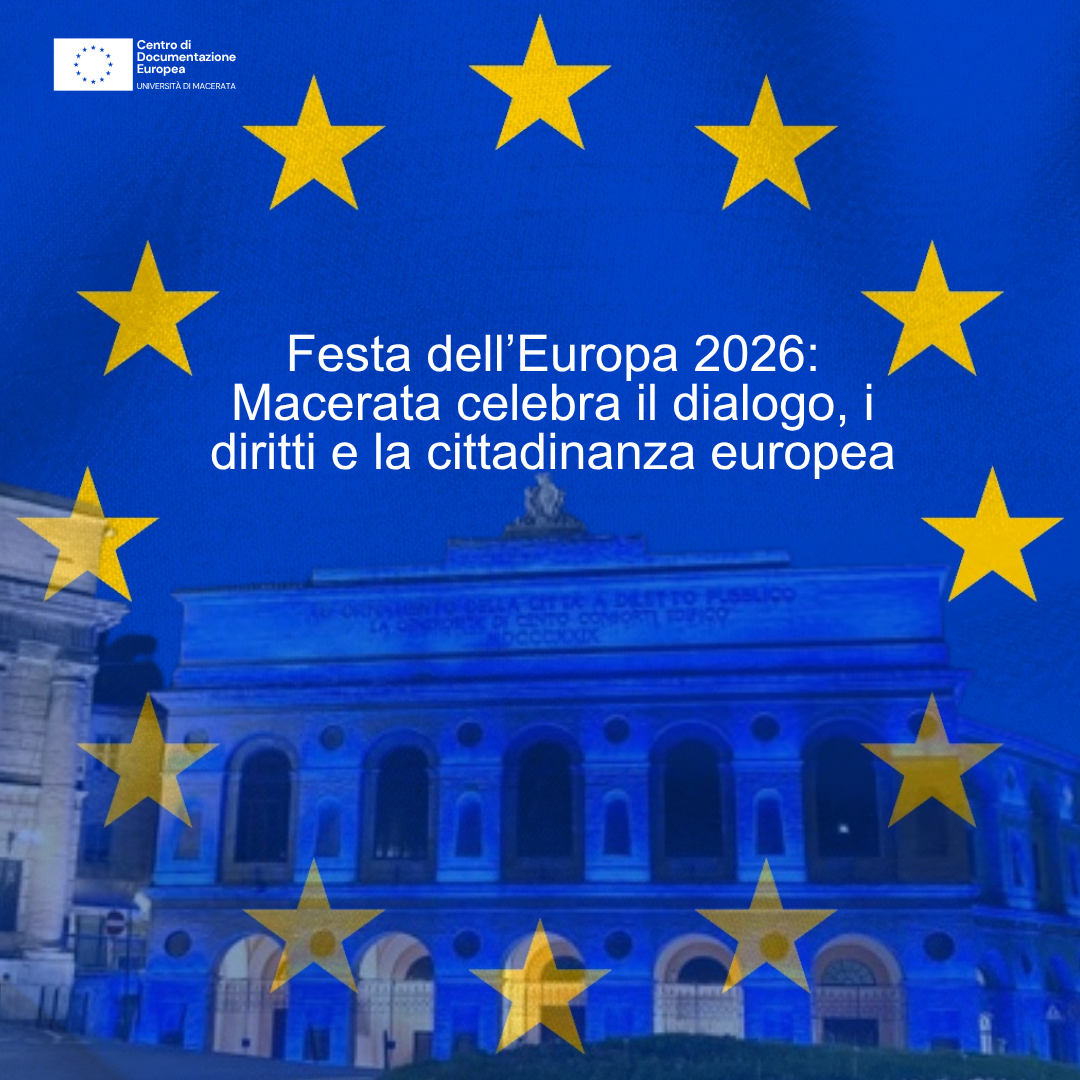 Festa dell’Europa 2026: Macerata celebra il dialogo, i diritti e la cittadinanza europea