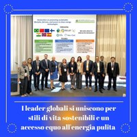 I leader globali si uniscono per stili di vita sostenibili e un accesso equo all'energia pulita