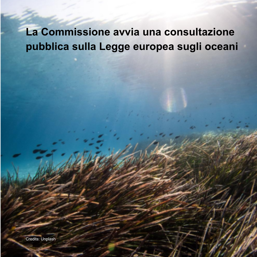 La Commissione avvia una consultazione pubblica sulla Legge europea sugli oceani