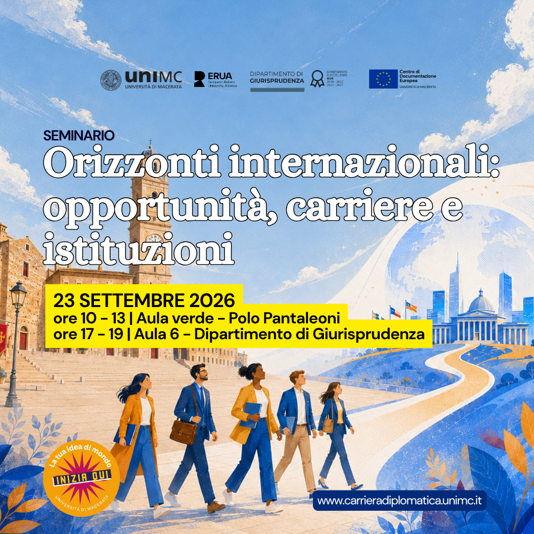 Orizzonti internazionali: conoscere opportunità, carriere e istituzioni