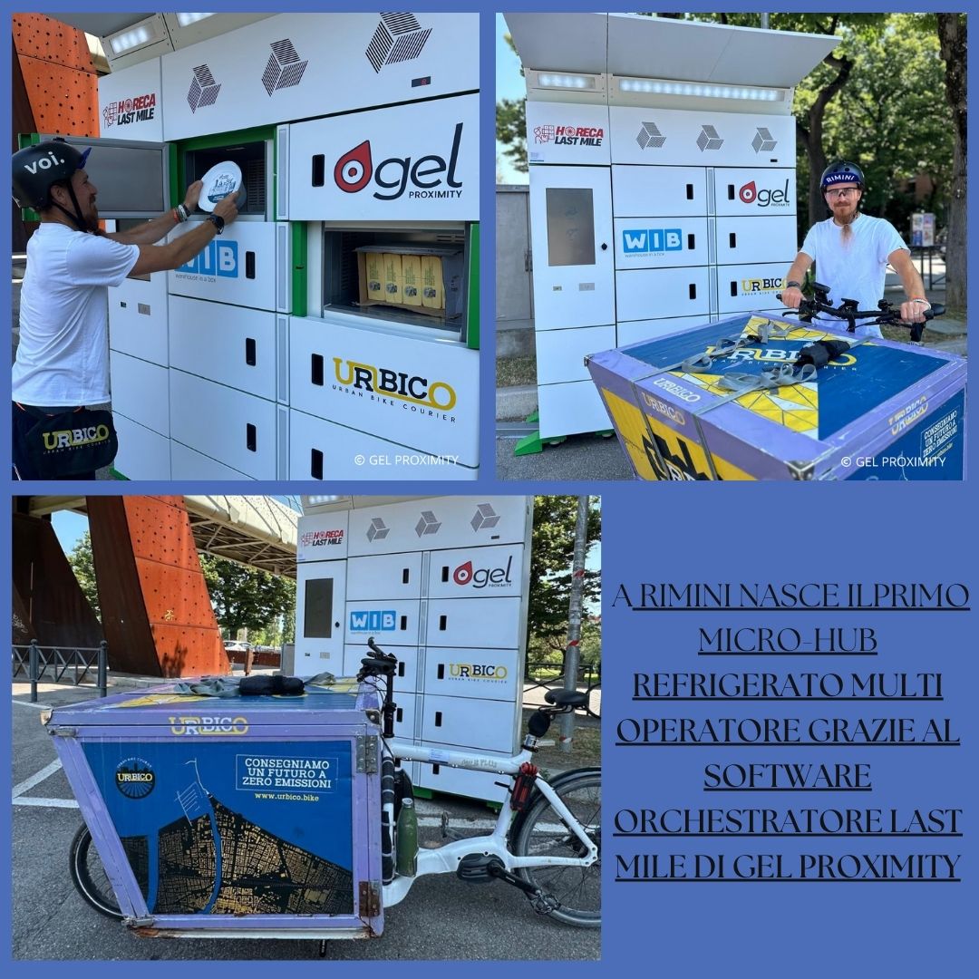 Rimini inaugura il primo micro- hub refrigerato multi-operatore con GEL Proximity