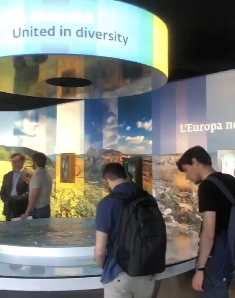 Visita allo Spazio "Esperienza Europa - David Sassoli"