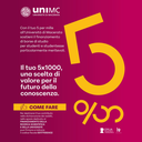 A UniMc, il tuo 5x1000 si trasforma in borse di studio