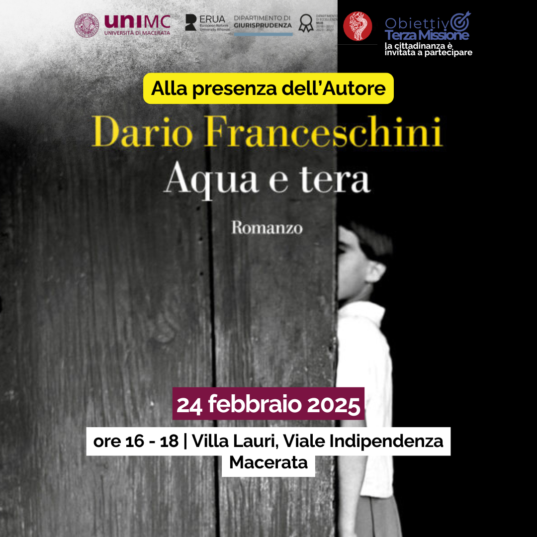 Aqua e tera | Romanzo di Dario Franceschini