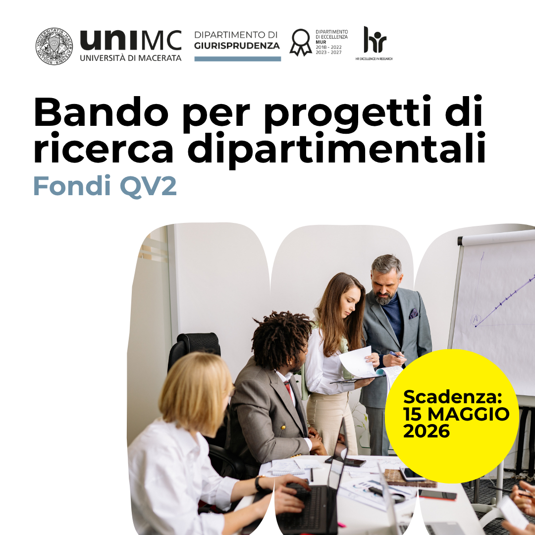 Bando 2026 per progetti di ricerca dipartimentali