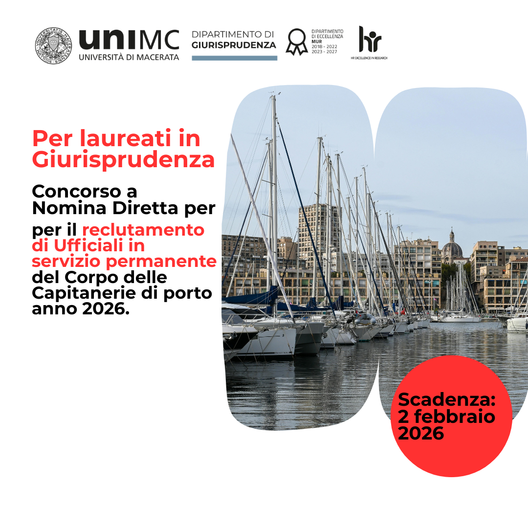 Concorso a Nomina Diretta per il reclutamento di Ufficiali in servizio permanente del Corpo delle Capitanerie di porto, anno 2026.