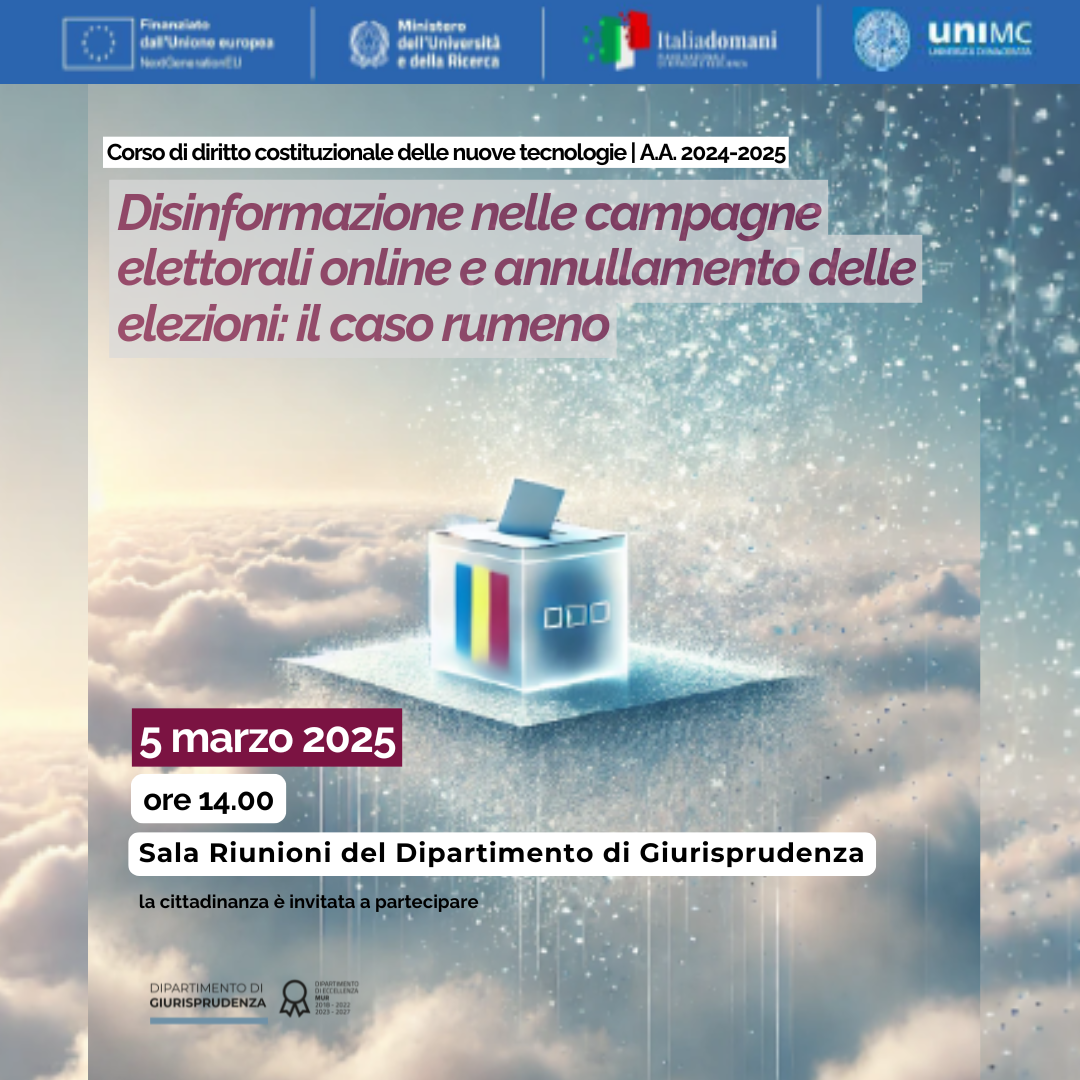 Disinformazione nelle campagne elettorali online e annullamento delle elezioni: il caso rumeno