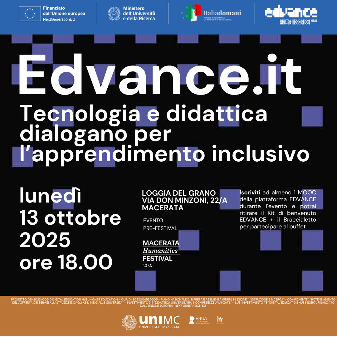 Edvance.it. Tecnologia e didattica dialogano per l’apprendimento inclusivo