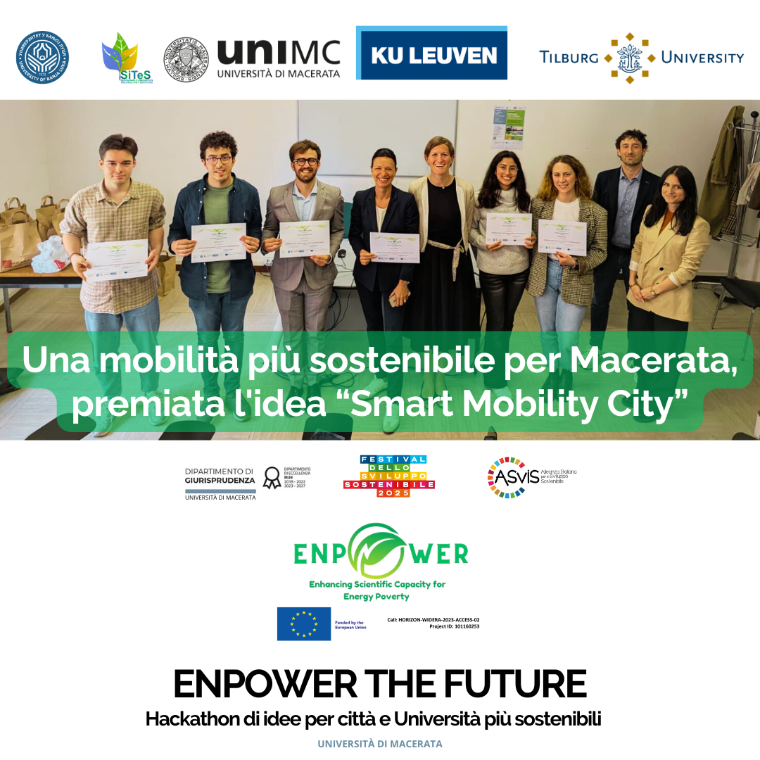 ENPOWER | Una mobilità più sostenibile per Macerata, premiata l'idea “Smart Mobility City”