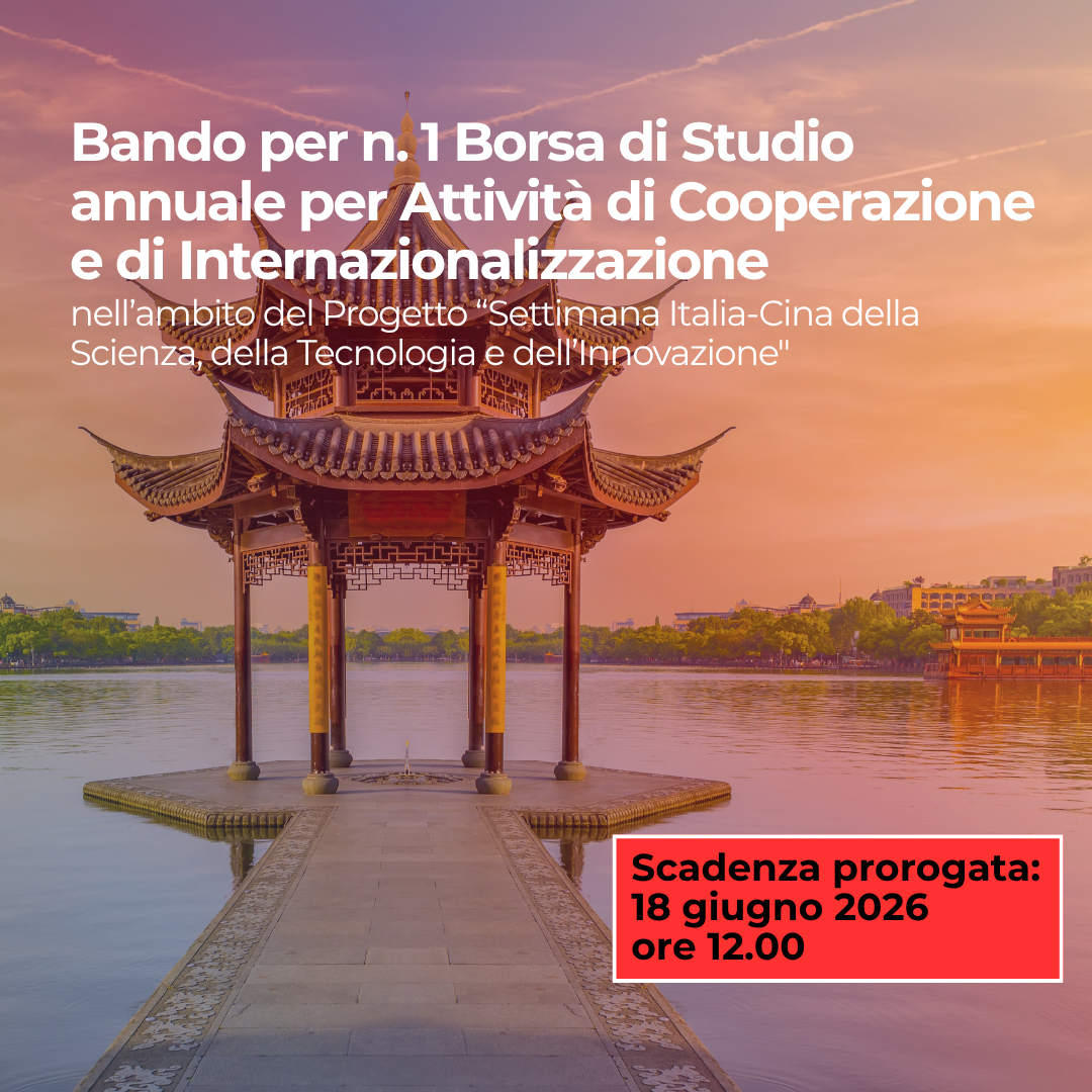 Proroga scadenza per Borsa di Studio annuale per Attività di Cooperazione e di Internazionalizzazione