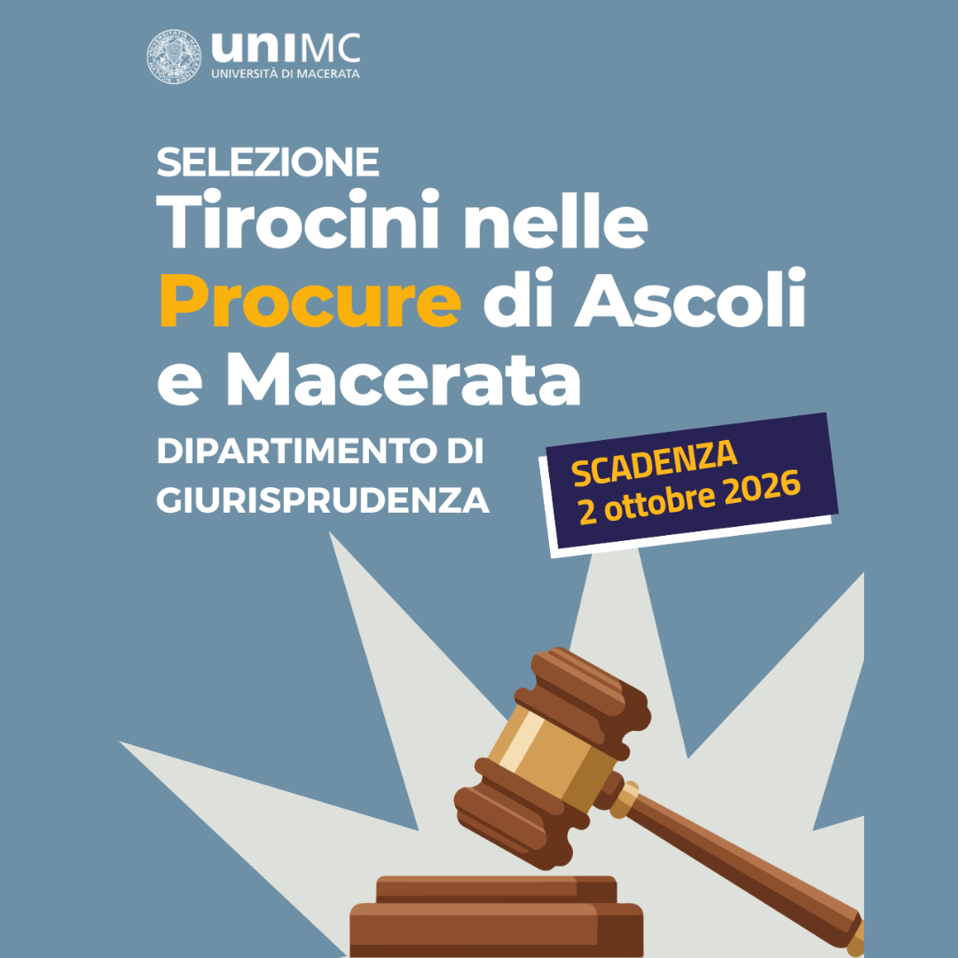 Selezione per tirocini nelle Procure di Ascoli e Macerata