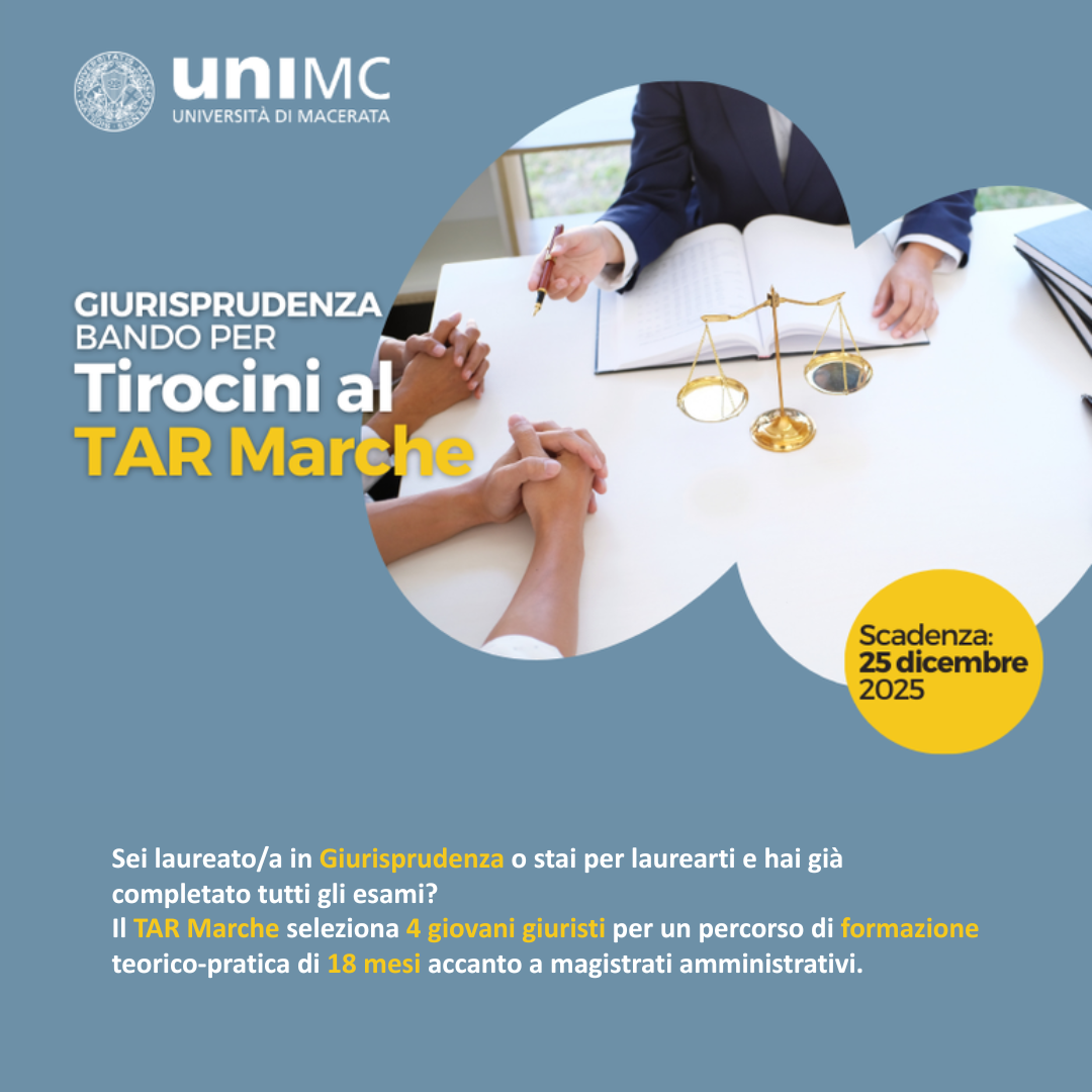 Selezioni per tirocini al TAR delle Marche