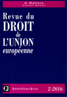 Revue du Droit de l'Union Europeénne - Blog